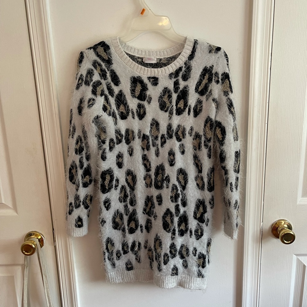 Little girls circo leopard sweater